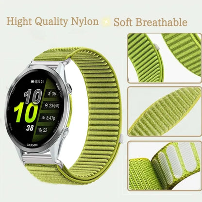 18mm 20mm 22mm Nylon Loop Strap For Garmin Forerunner 970 570 Venu 4 45mm 41mm Venu 3 Wave Wristband Garmin Active 6 Accessories