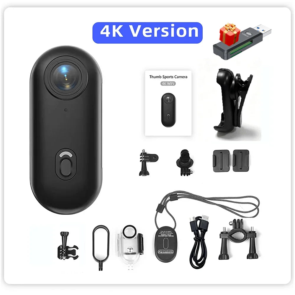 4K 1080P Mini Body Camera Helmet Handlebar Motorcycle Road Sport Cam Battery Body cam POV Vlog Sports Action Wifi H88 camera
