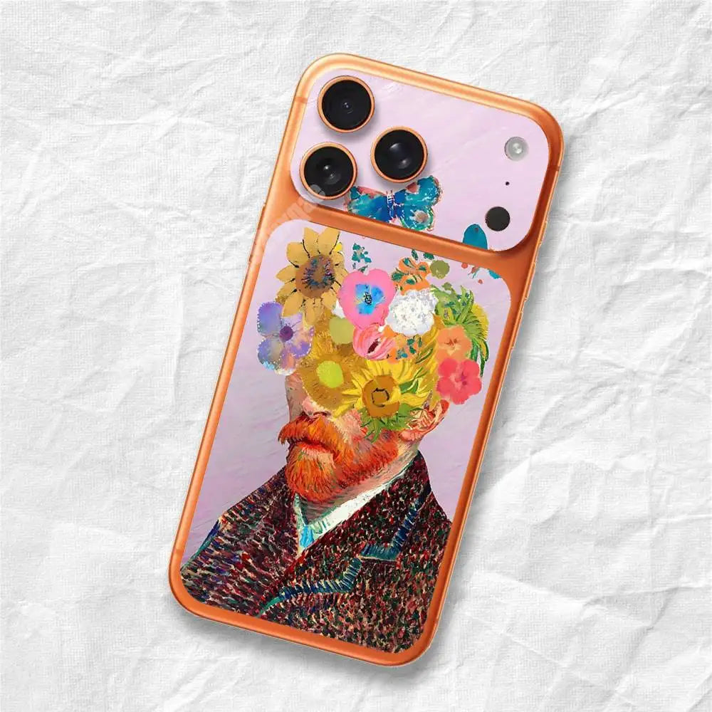 Vincent Van Gogh Style Art Removable UV Film for iPhone 17 Pro 17 ProMax HD Decal Skin