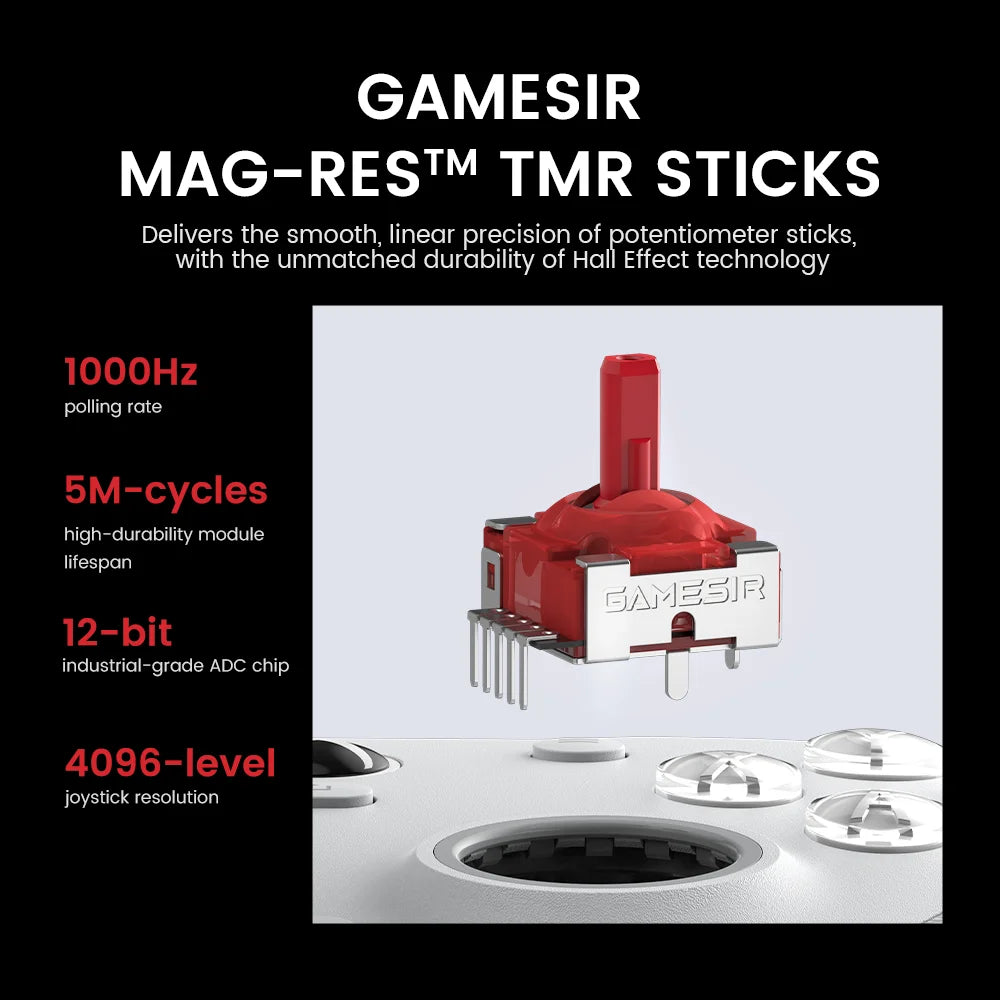GameSir G7 Pro Wireless Controller for Xbox Series X|S, PC, iOS, Android with TMR Anti-Drift Sticks, Hall Effect Triggers, Charging Dock