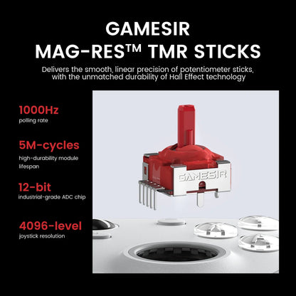 GameSir G7 Pro Wireless Controller for Xbox Series X|S, PC, iOS, Android with TMR Anti-Drift Sticks, Hall Effect Triggers, Charging Dock