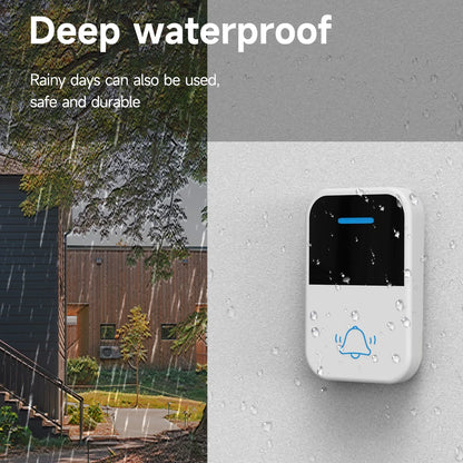 Good Sound Quality High Volume Long-Distance Kinetic Door Bell Household Waterproof Battery Free Self Powered Wireless Doorbell