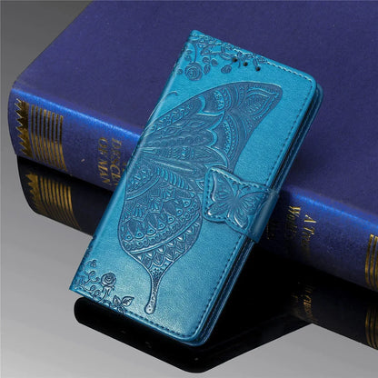 Butterfly Leather Etui for Coque Samsung Z Fold 8 Ultra 4 2 Fold5 Fold6 7 Flip Case Samsung Galaxy Z Fold 5 6 Wallet Cover Funda