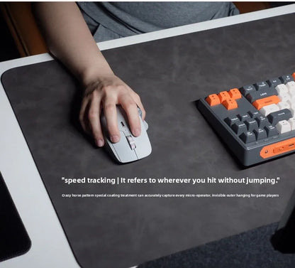 Desk Mat Waterproof PU Mouse Pad Large Mousepad Laptop Non-slip Desk Pad Keyboard Mats Mouse Mat Mouse Wrist Guard Three Pieces