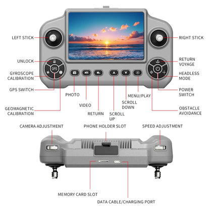 Original A1R 3S GPS Drone 8K Profesional Brushless Laser obstacle avoidance Aerial Optical Foldable Quadcopter Mini 4K Dron