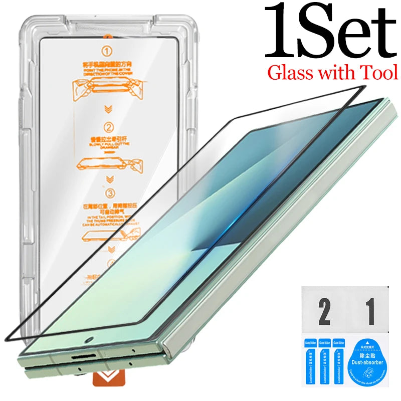 Privacy Screen Protector Anto-installation for Samsung Galaxy Z Fold 8 7 6 5 Anti-Spy Back Tempered Glass For Z Fold8 Ultra