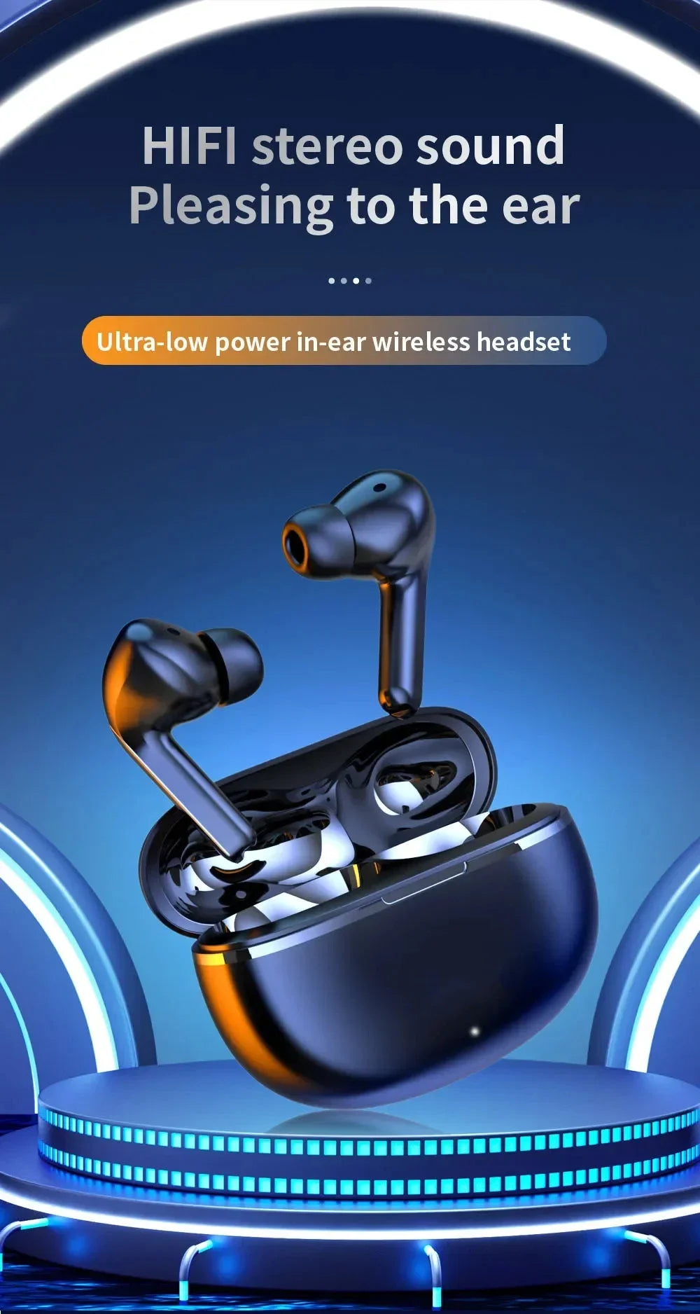 Original Air 7 TWS Wireless Bluetooth Headset HiFi Wireless Headphones Mic Noise Reduction Earbuds Waterproof Game Earphone