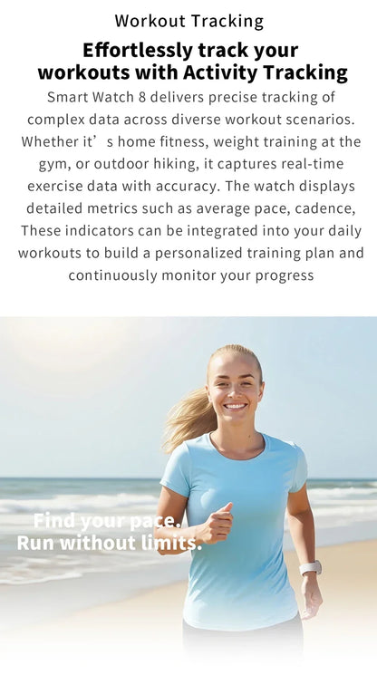 2026New GPS Tracking Smart Watch Women Health Monitoring Bluetooth Call NFC  IP68 Waterproof  Sports Mode Compass Smartwatch Men