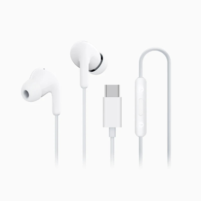Xiaomi Type-C Earphones Clear Calls HD Microphone IP54 Dust Water Resistant Type-C Port Plug Play Wired Headphone