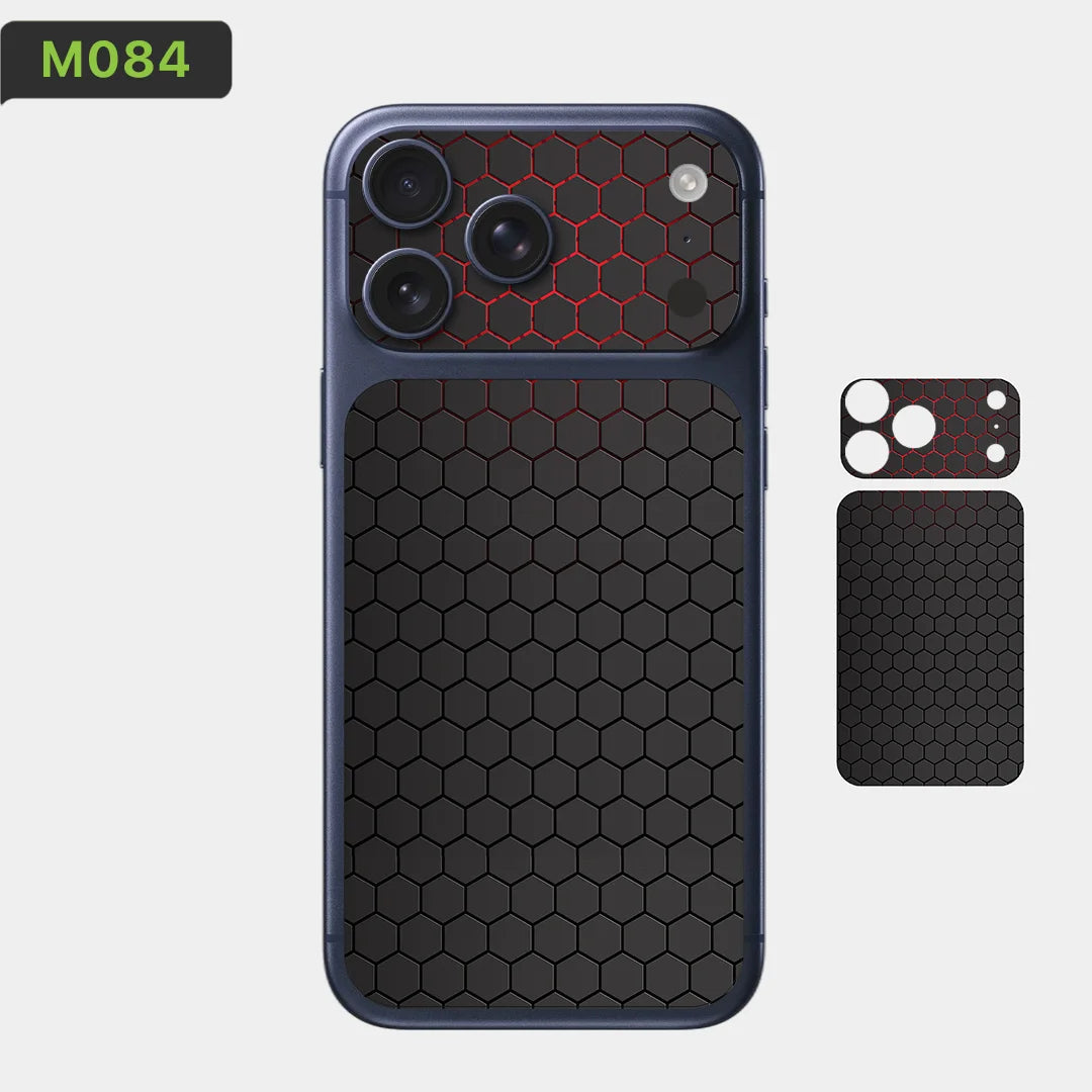 BC02 for Apple iPhone 17 Pro Max /17 Pro/Air Camera with Battery Skin Wrap 3D Colorful Rear Protective Sticker Film