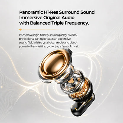 MINISO MS130 Wireless Bluetooth Earphones ENC Soft Wireless Headphones Sport Low Latency Comfort In-Ear Earbuds Macaron Travel