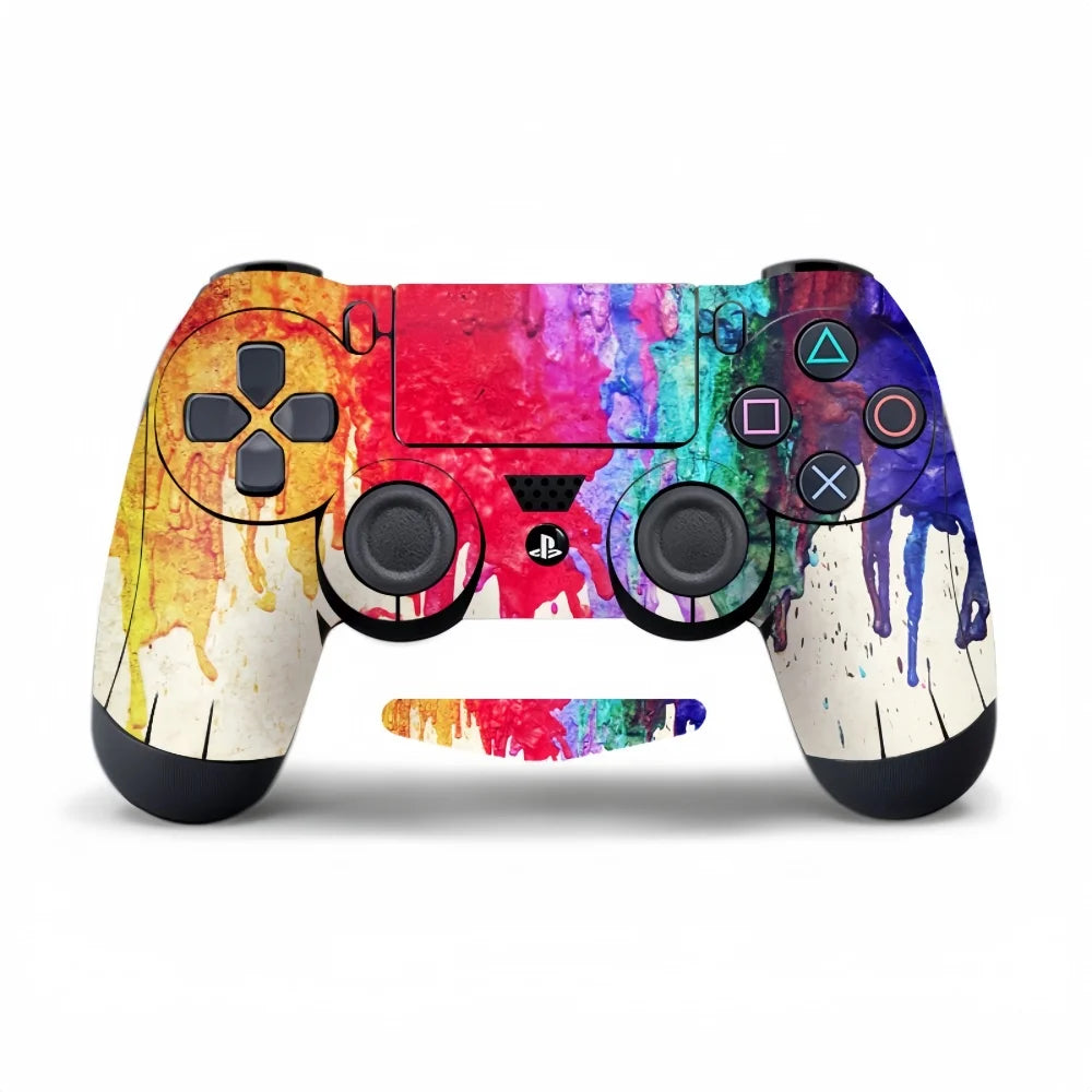 Anti-slip Dustproof Protective Skin Sticker For PlayStation 4 PS4 Game Joystick Controller Accessories Decoration Decal Stickers