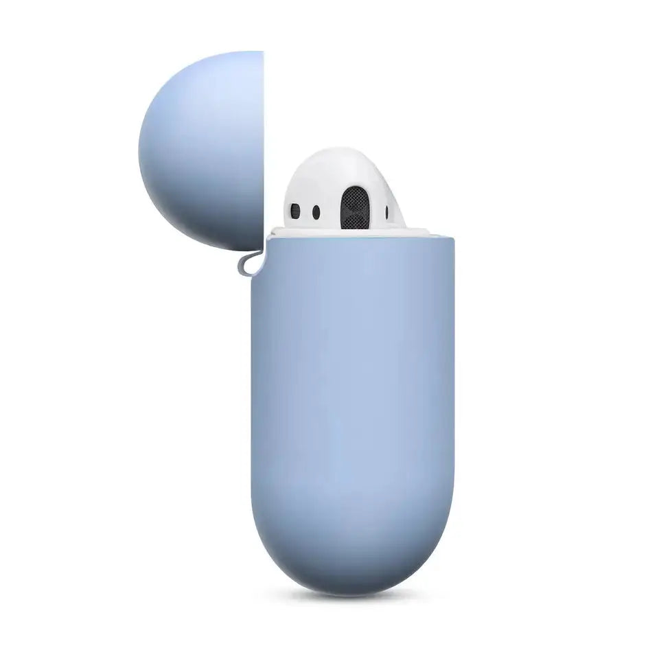 Silicone Cases With Hook Cover For Apple Airpods 1/2 Protective Shockproof Wireless Earphone Cover For Airpods 2 1 Case Box Bags