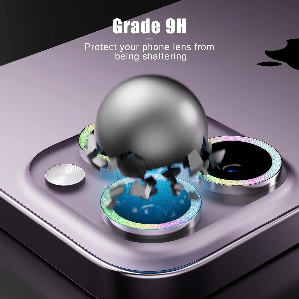 2-3Pcs HD Ultra-Clear 9H Tempered Glass Camera Lens Protector Compatible For IPhone 16 17 18 Pro Max Apple Duo Case Friendly