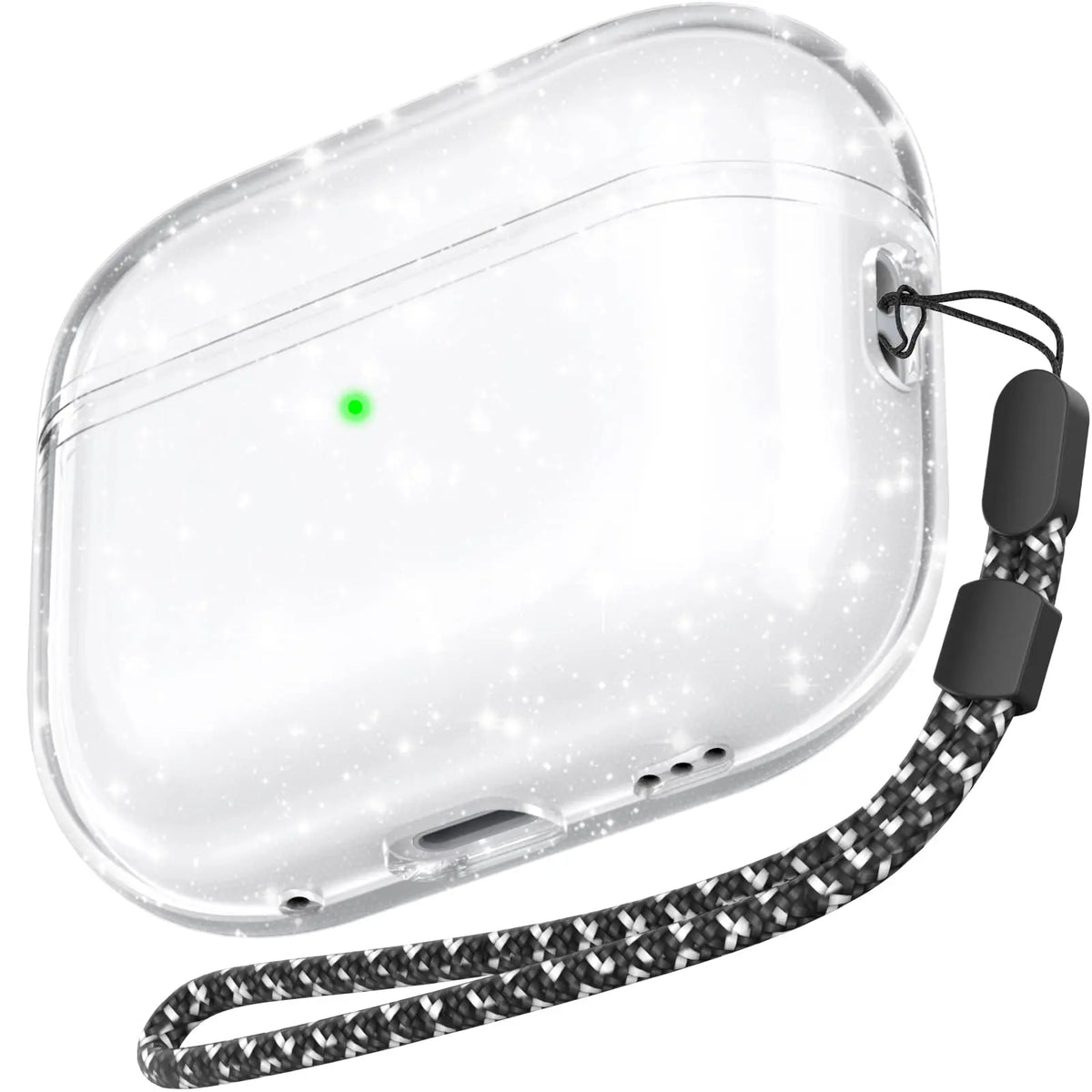 for Airpods Pro 3 Case Clear Glitter Sparkle Bling Clear Case for Airpods Pro 3 Case Cover 2025 Soft TPU Case for Airpods Pro 3