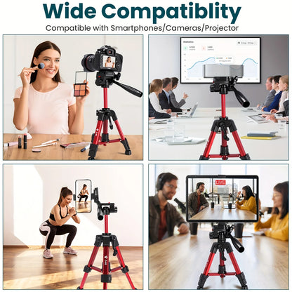 24.8 Inch Lightweight Tripod for Smartphone 360 Rotation Live Broadcast Vlogging and Micro Single Camera Photography