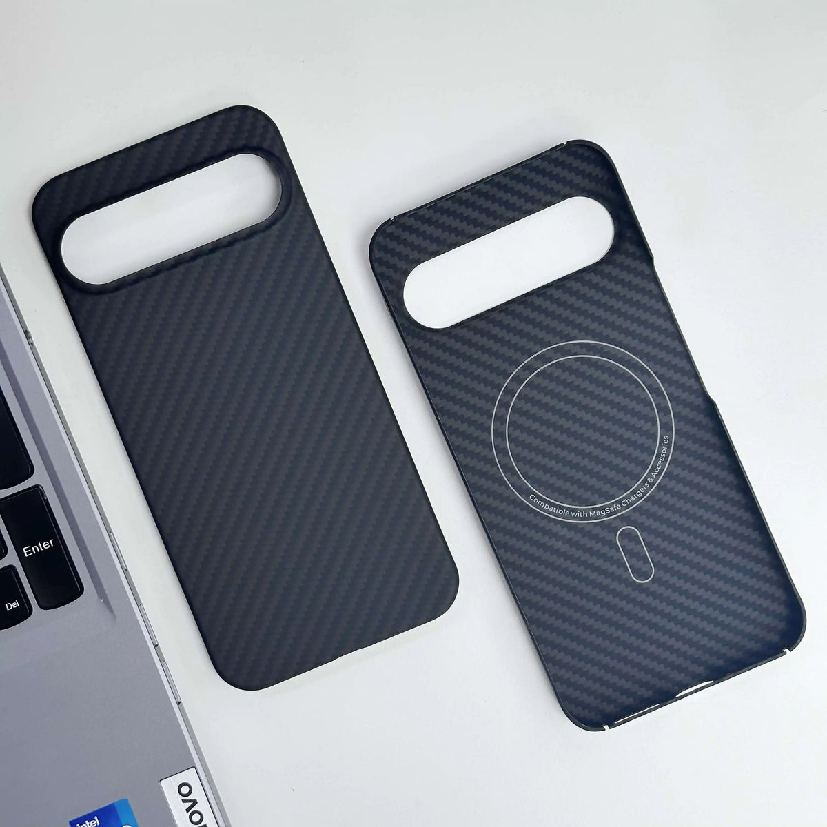 For Google Pixel 9 /9 Pro/9 ProXL/ 9A, 600D/1500D Kevlar Aramid Fiber Case – Magnetic, Ultra-Thin Hard Shell, Shockproof Cover