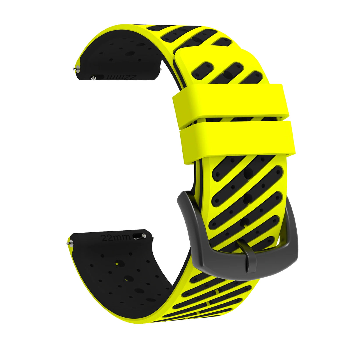 22mm Quick Release Two Tone Silicone Watch Strap For Garmin Forerunner 570 47mm 265 255 Music/Venu 3 2 45mm Sport Band Bracelet