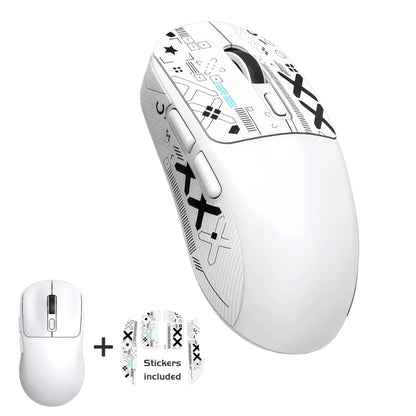 Wireless Mouse Bluetooth 5.4 2.4G Type-C Tri-Mode Rechargeable Gaming Mouse 8000 DPI 1000Hz Lightweight 58g RGB Mouse for PC Laptop Phone Tablet