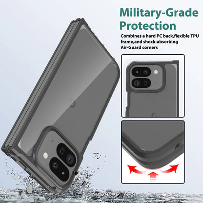 Case For Google Pixel 9 Pro Fold Fold2 Luxury Acrylic Transparent Folding Cover For Pixel9 Pro Fold Thin Shockproof Bumper Funda