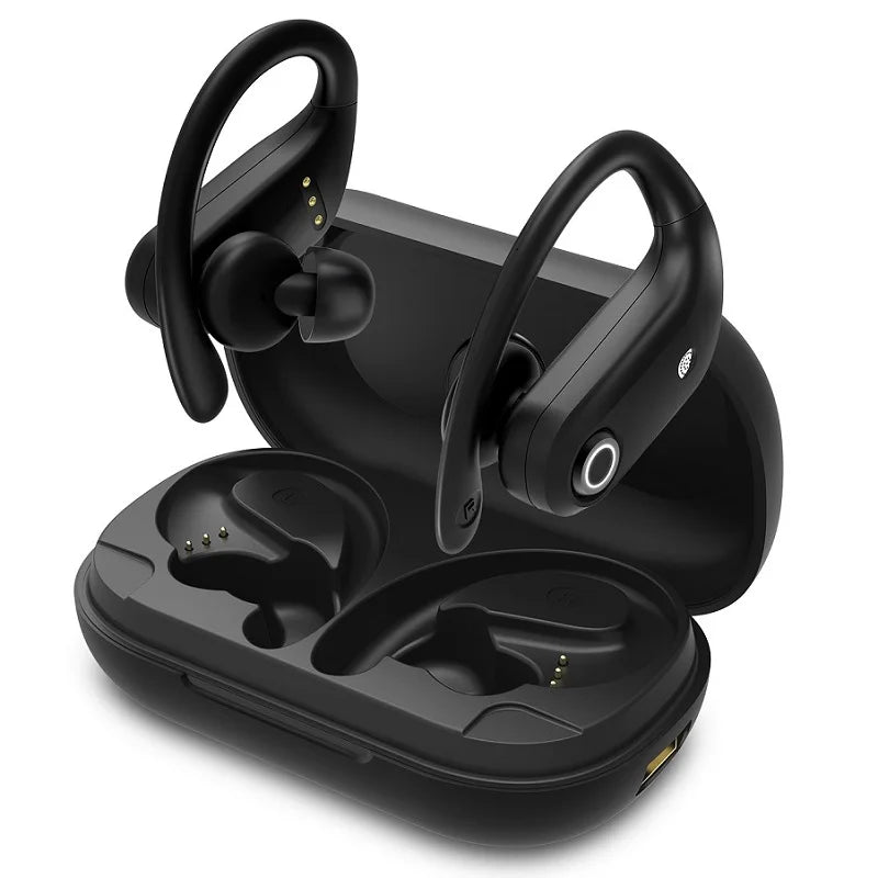 Wireless Headphones TWS Bluetooth 5.0 Earphones Sport Stereo Earbuds Headset For Phone with 4-Mics Clear Call Power Bank 1200mAh