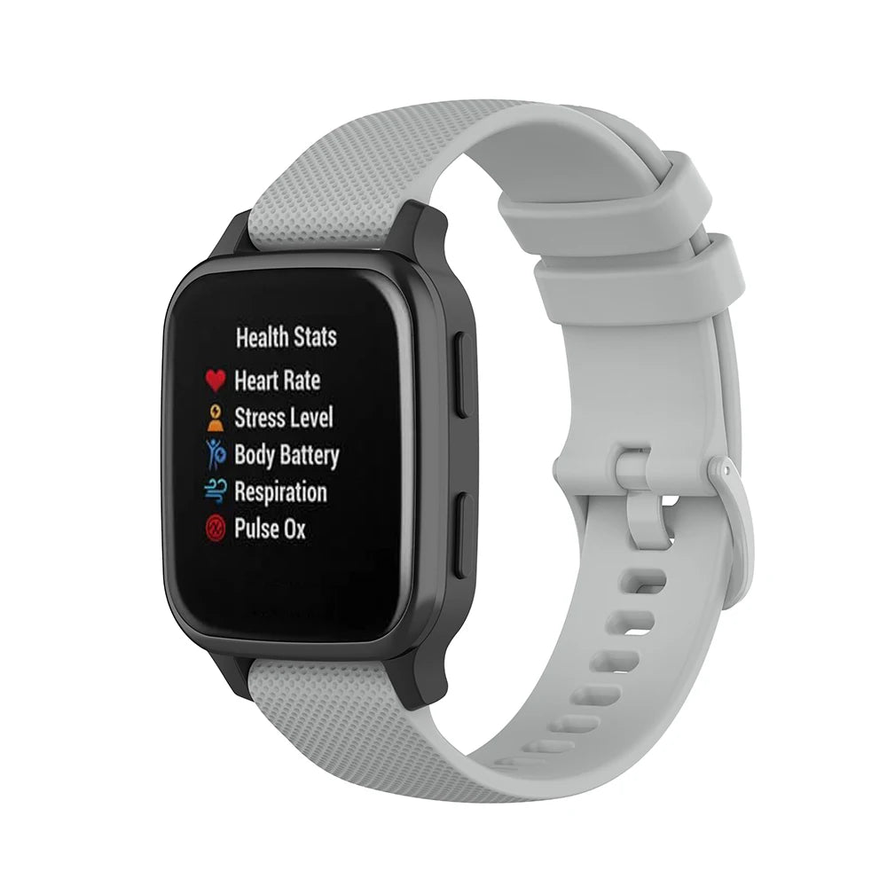20mm 18 22 Silicone Strap For Garmin Venu SQ Venu 2 Plus Galaxy Smart Watch Band for Xiaomi Huami Amazfit GTR GTS Bip S/U