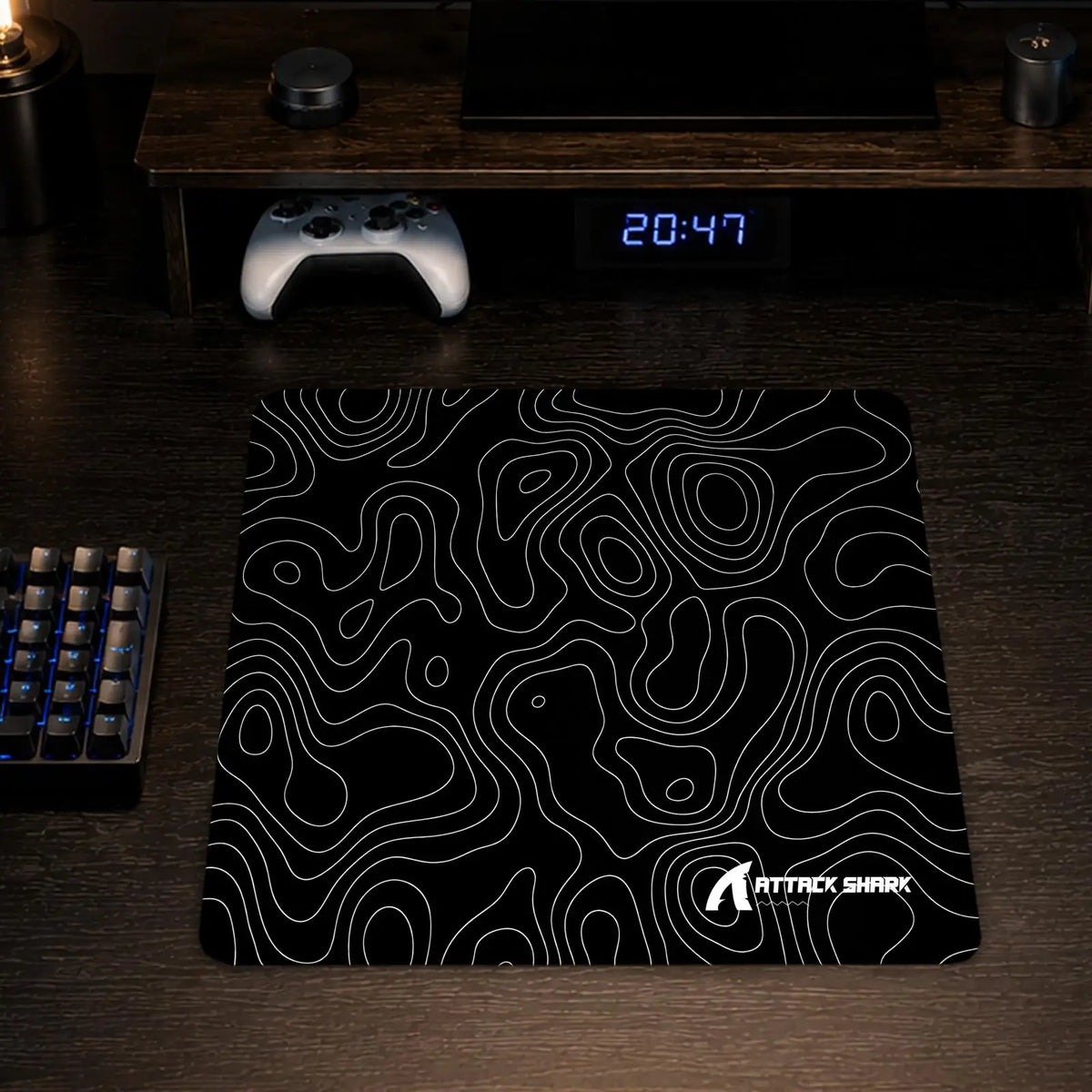 Attack Shark Mouse Pad Cartoon rubber Small mouse pad desktop computer office keyboard e-sports Genshin game