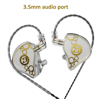 ND Venus Type C/3.5mm Wired Headphones Dynamic Drive HiFi Bass Stereo Music Earphones Noise Cancelling Game Headset For Phone PC