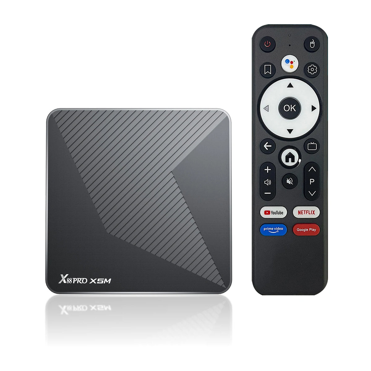 Amlogic S905A Quad Core Cortex A55 Android 14.0 8K 1000M LAN Wifi6 BT5.0 RAM 4GB ROM 64GB Game TV Stick Smart TV Box X88 PRO X5M