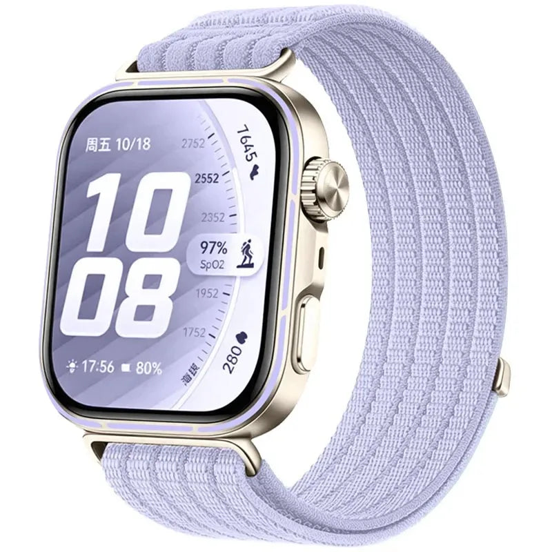 Official Nylon Braided Strap for Huawei Watch Fit 5/5 Pro Breathable Bracelet Watchband Huawei Watch Fit 4 Pro/4/3 Accessories