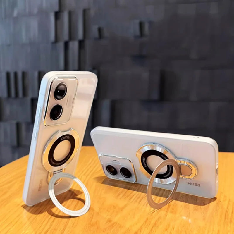 Lanyard Strap Magnetic Bracket Stand Phone Case For Motorola MOTO G77 G67 G17 G87 G85 G75 G35 G15 G05 Edge 70 Shockproof Cover