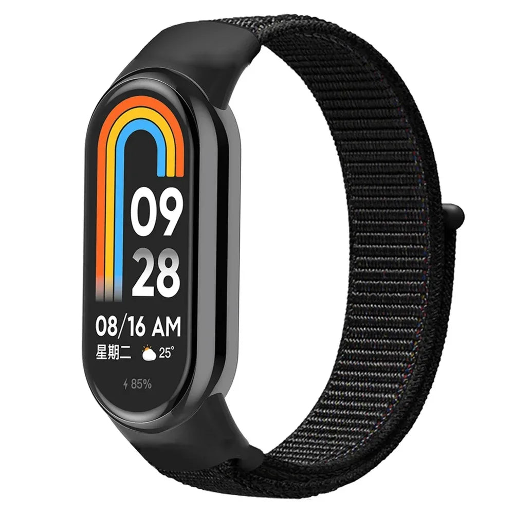 Nylon Loop Strap for Xiaomi Mi Band 11 10 9 8 7 6 5 4 Breathable wristband Smartwatch Bracelet sport pulsera watchband Miband 11
