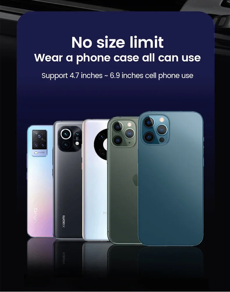 Gravity Car Phone Holder Air Vent Mount Cell Phone Holder in Car Mobile Support For iPhone16 15 14 13 12 Xiaomi GPS Stand