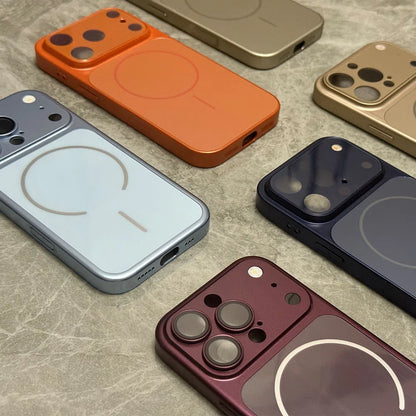 Luxury Case Transform Look To 17 18 Pro Max Cover For Iphone 16 Pro 15 14 13 Change To 17 Pro Magnetic Fundas For Magsafe