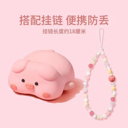 For Airpodspro3Cute Pig Silicone Earphone Case  Pro2 Pro for AirPods 1 2 3 4 Protective Case Noise Reduction Apple Earphone Case