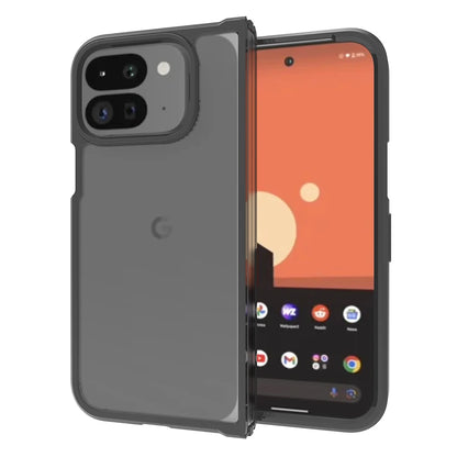 Case For Google Pixel 9 Pro Fold Fold2 Luxury Acrylic Transparent Folding Cover For Pixel9 Pro Fold Thin Shockproof Bumper Funda