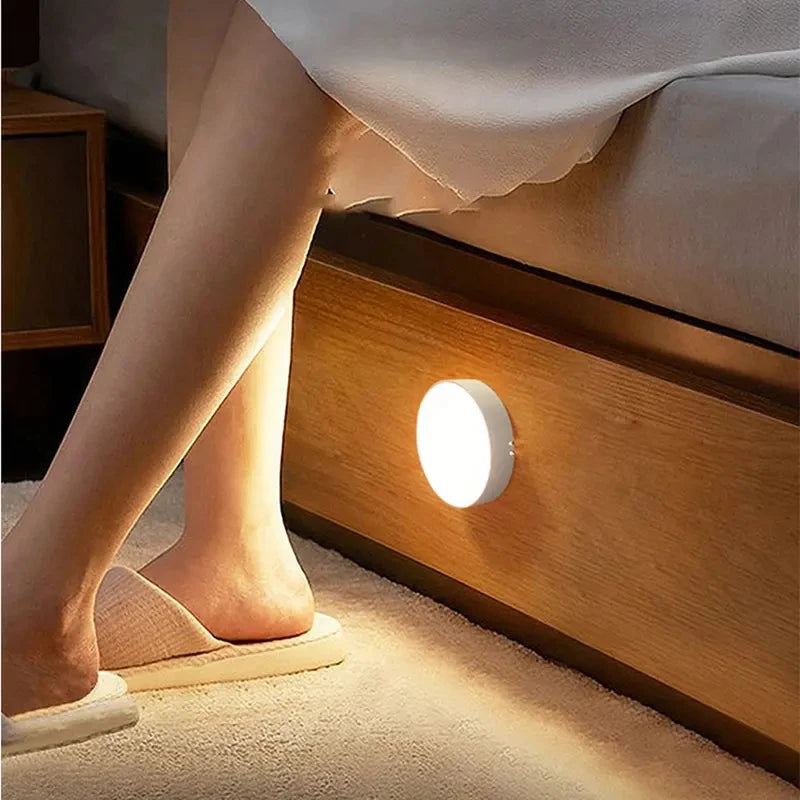 6pcs motion sensor night light-wireless LED detector light for bedrooms, stairs, closets and room decoration- wall lights