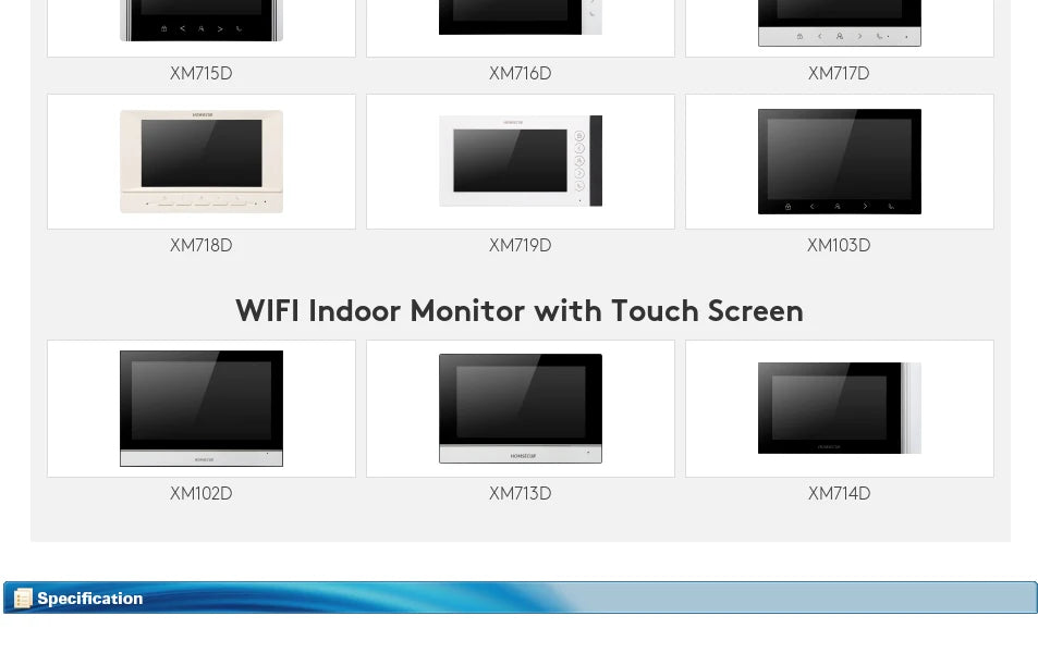 XC112F-3 HD IP65 Doorbell Camera with 3 Call Buttons for 4 Wire 1080P Tuya APP Video Door Phone Intercom Home Security 3 Flats