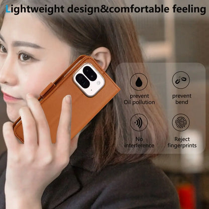 For Google Pixel 11 Pro Fold Case PU Leather Pattern Flip All Inclusive Phone Cover Fingerprint-Resistant Shockproof Bumper