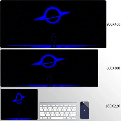 Universe Mouse Pad Gaming Astronaut Mousepad Keyboard Mats Space Desk Pads XXL 80x30cm Deskmat For Computer Mousepads Big Carpet
