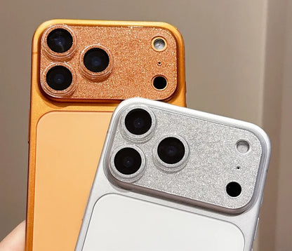 Glitter Bling Full Camera Shield Protector For iPhone 14 15 16 17 Pro Max Lens Guard Tempered Glass Film Ring Back Cover
