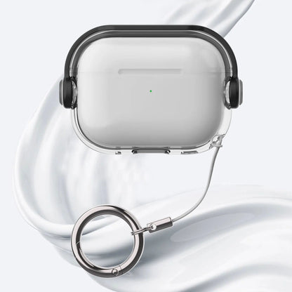 For AirPod Pro3 Case With Lock Shockproof Protective Cover with Cleaner Kit For Airpod 4 Case For AirPods Pro 3 Phone Stand Case