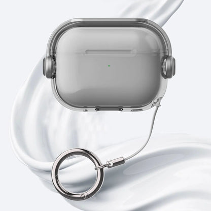 For AirPod Pro3 Case With Lock Shockproof Protective Cover with Cleaner Kit For Airpod 4 Case For AirPods Pro 3 Phone Stand Case