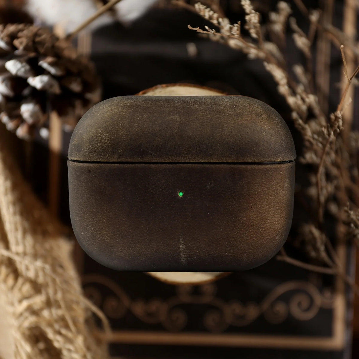 Vintage Crazy Horse Leather Case For Airpods Pro 2 Cases Airpods5 4 3 Wireless Bluetooth Headphone Earphone Box Protective Cover