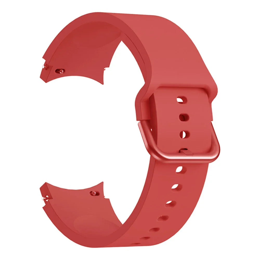 Silicone Strap For Samsung Galaxy Watch 4/5/6/7 40mm/44mm Pro 45mm Band No Gap Bracelet Belt Watch 4 6 Classic 47mm/46mm Correa