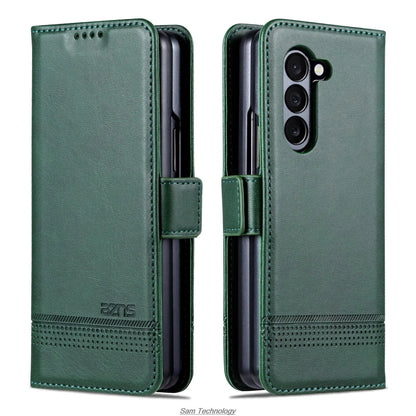 Magnetic Adsorption Leather Fitted Case for Samsung Galaxy Z Fold5 / Z Fold 5 6 7 4 3 5G Flip Cover Protective Case Fundas Coque