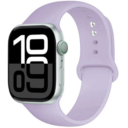 Silicone Band For Apple Watch straps 45mm 44mm 40mm 41mm 42mm-46mm sport bracelet iwatch series 8 7 6 5 SE 9 10 11 Ultra 2 49mm