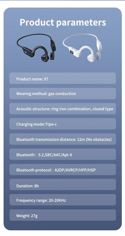 Lenovo Bone Conduction Wireless Earphone Sport Swimming Bluetooth Compatible Headphone Hand-free With Mic For Sports Running NEW