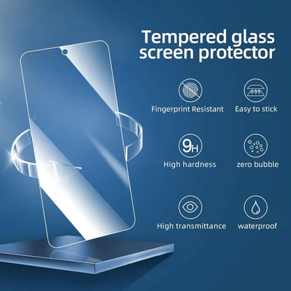 3PCS HD Tempered Glass For Samsung A18 A17 A27 A37 A57 A16 A26 A36 A56 A55 A53 A54 A35 A25 A15 Screen Protector Samsung Galaxy S26 S25 S24 Ultra Cristal Templado S24 FE S23 S22 S21 Plus