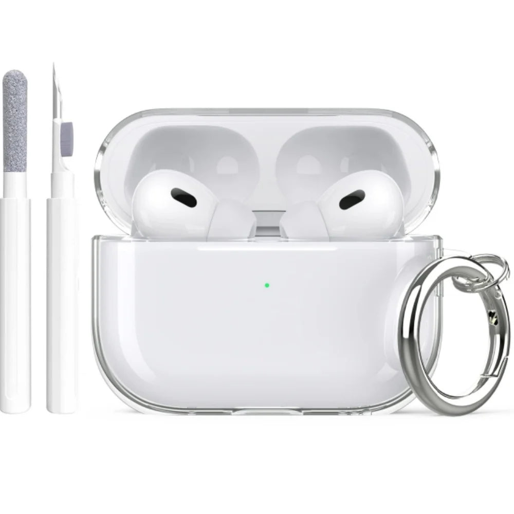 for Airpods Pro 3 Case Clear Glitter Sparkle Bling Clear Case for Airpods Pro 3 Case Cover 2025 Soft TPU Case for Airpods Pro 3